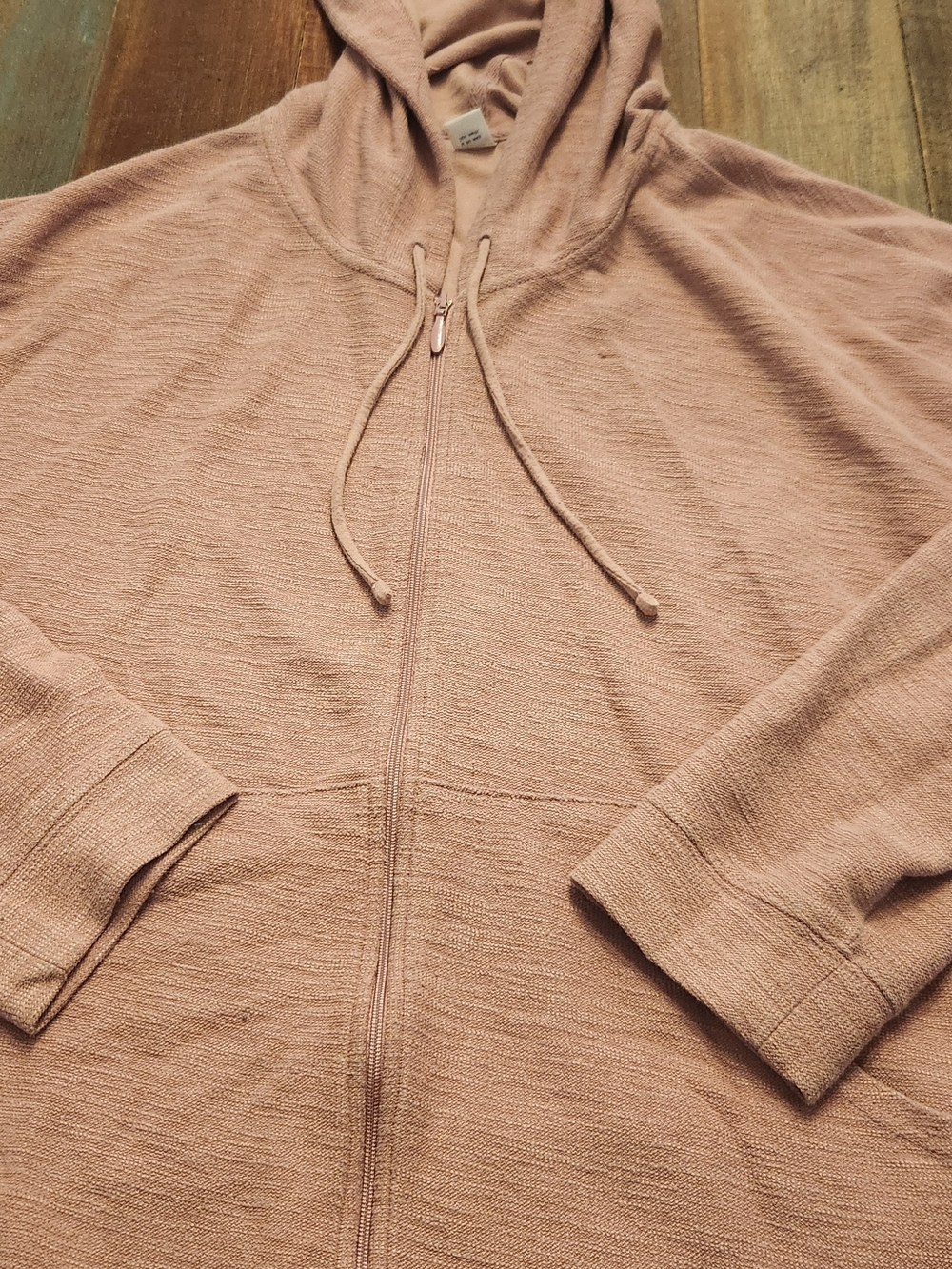 Lightweight Zip Hoodie – Dusty Rose